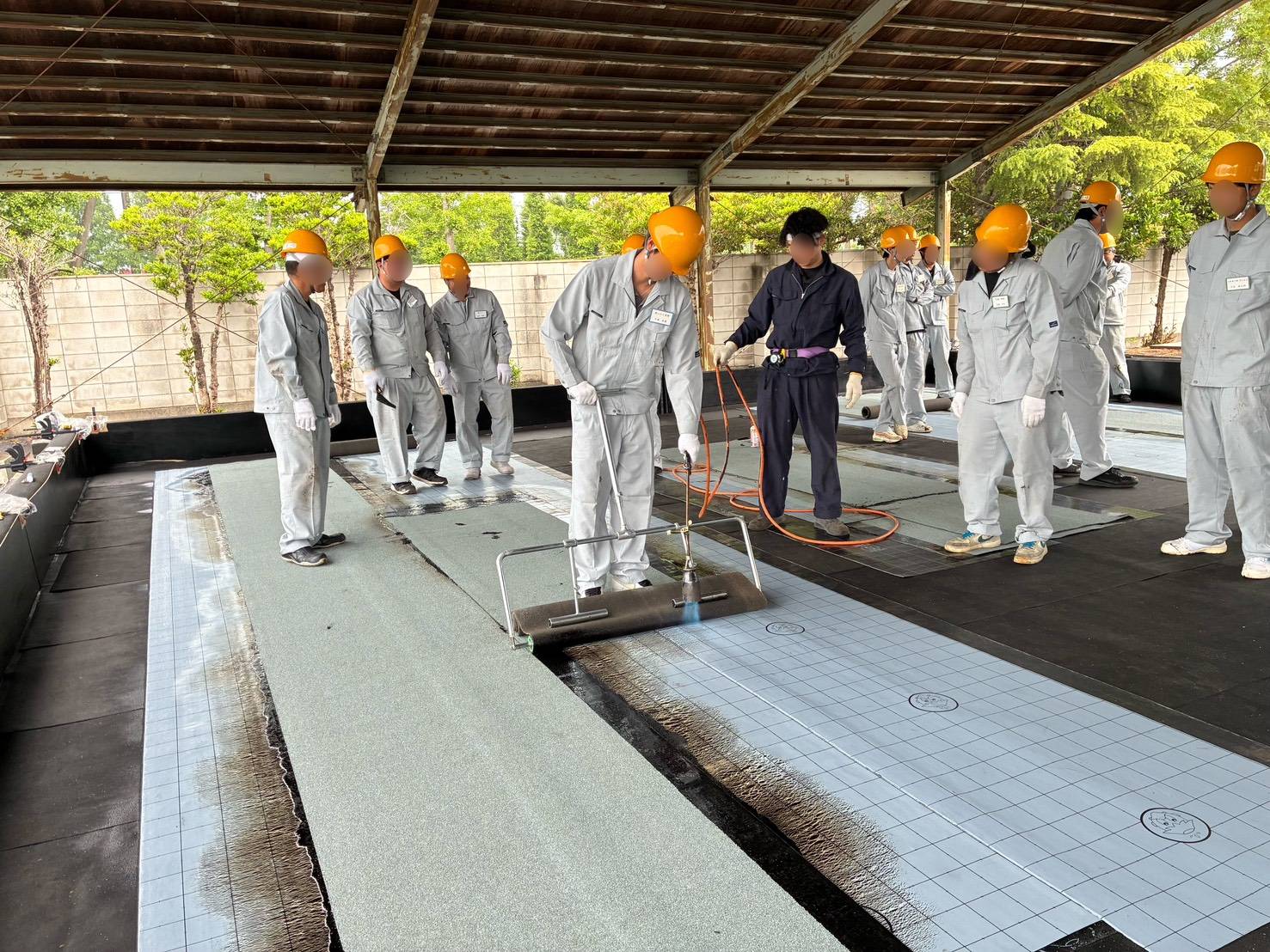 日本アス・日新防水技術者養成校を終えて